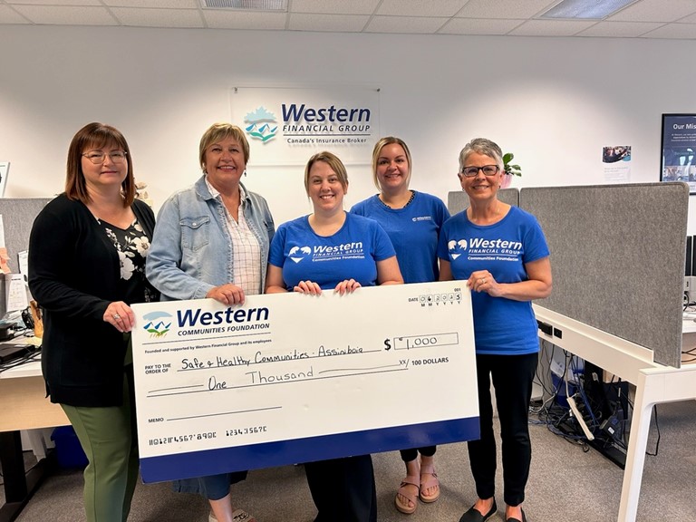 Western donates to Assiniboia community