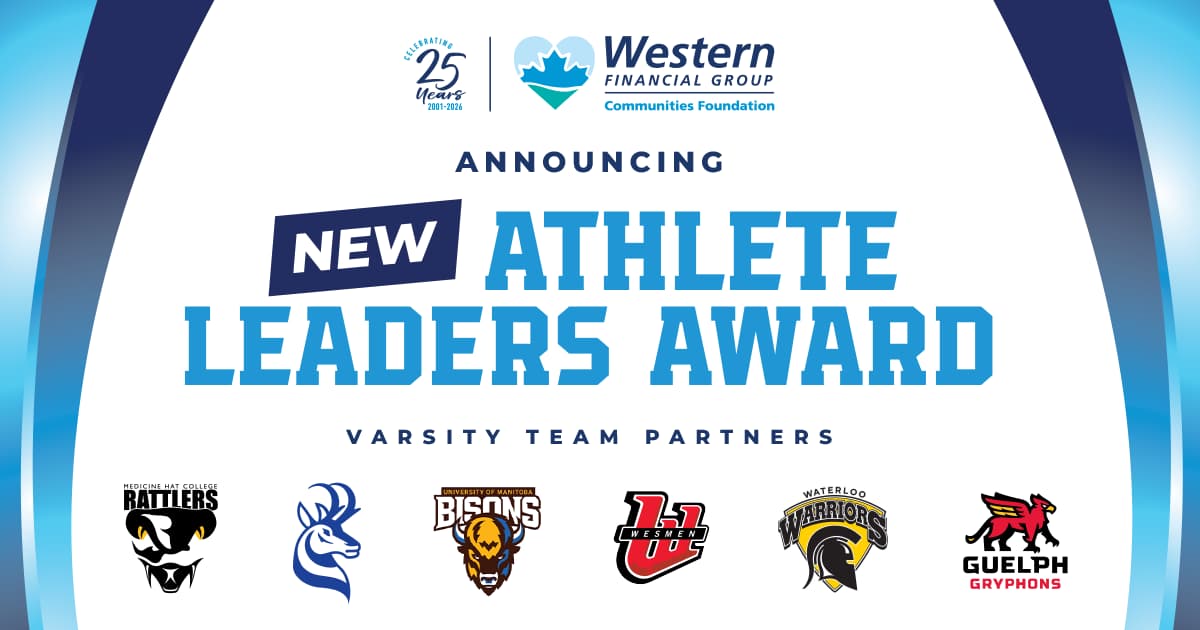 The Western Communities Foundation launches the Athlete Leaders Award, supporting student-athletes who demonstrate leadership, resilience, and community impact.