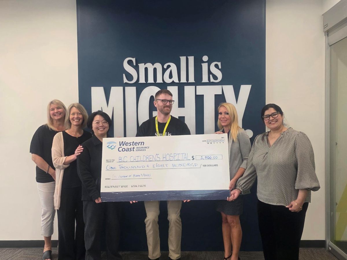 Western Donates to BC Childrens Hospital