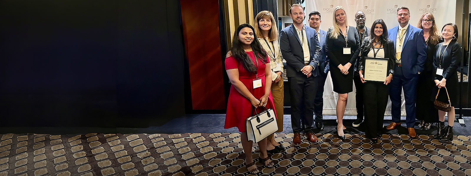 Western Financial Group team celebrating 2025 National Business Excellence Award win in Canada