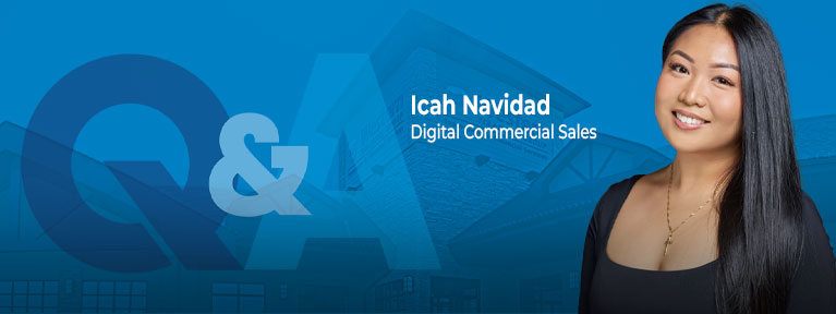 Western Financial Group’s Icah Navidad, Digital Commercial Sales, discussing business insurance with Canadian entrepreneurs