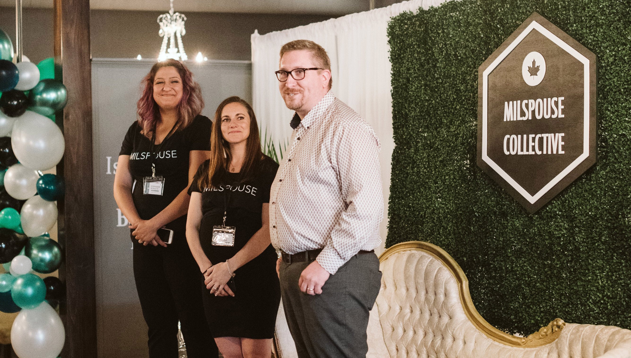 Dan Laverdure, EGM branch manager, speaks at the first annual MilSpouse Collective in support of military spouses