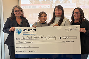 Western Communities Foundation Helps The Red Road Healing Society Keep Vital Supports Available image