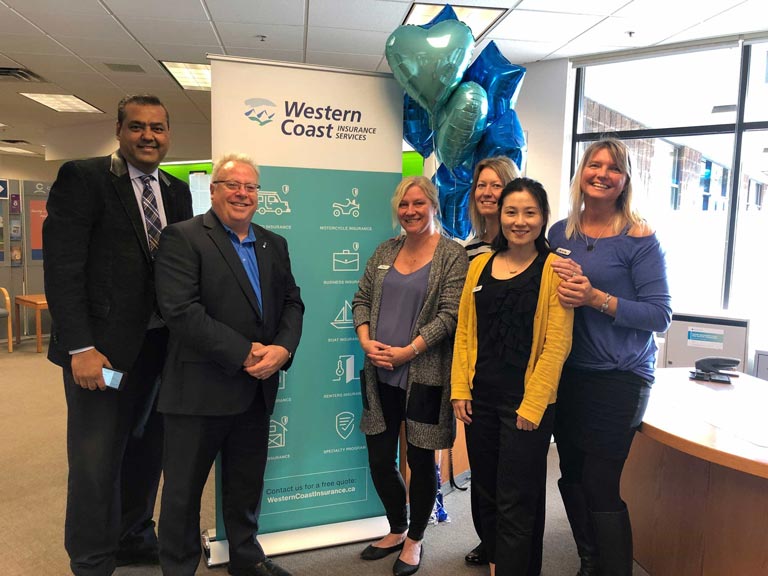 Kenny Nicholls, Western Financial Group's CEO and President, visits our Western Coast Semiahmoo location on brand reveal day