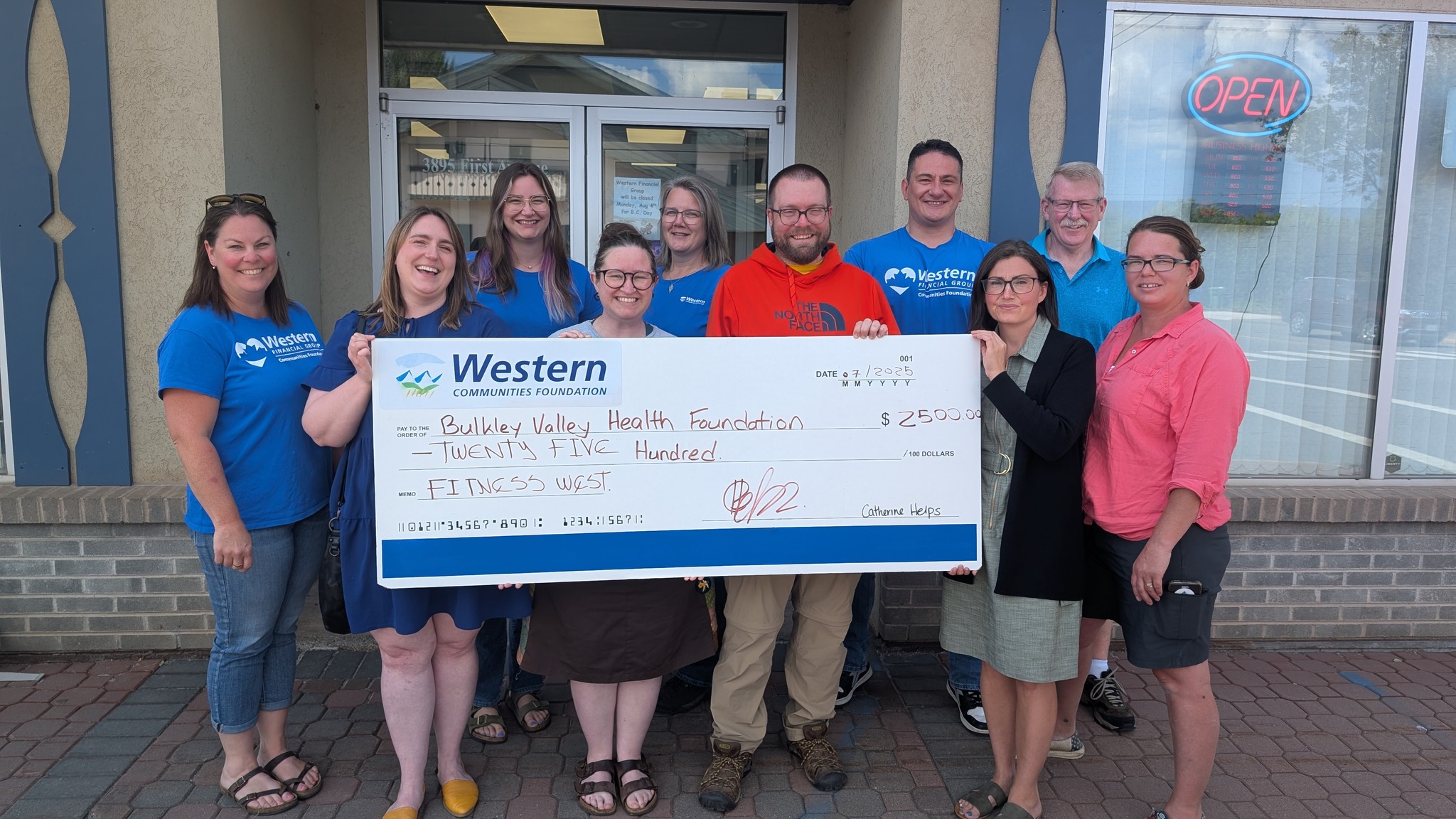 Western Donates To Smithers Community