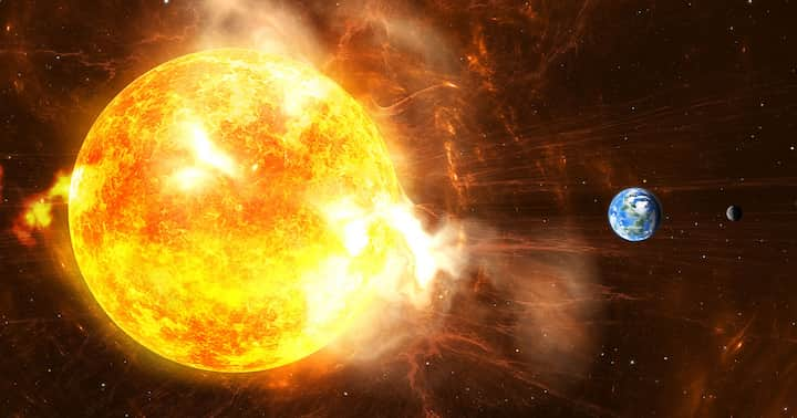 What are solar flares?