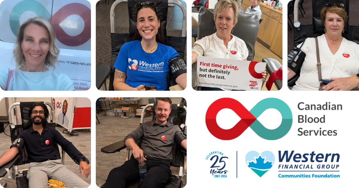 Western Supports Canadian Blood Services