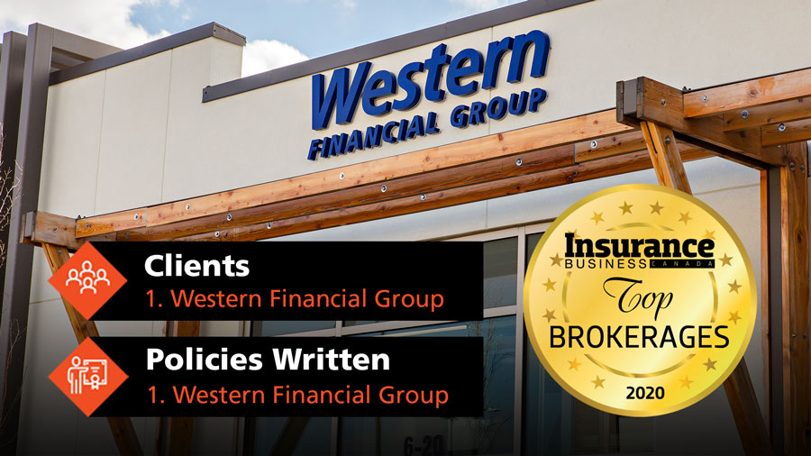 The official seal for the Top 10 Brokerage list is overlaid over our West Lethbridge branch.