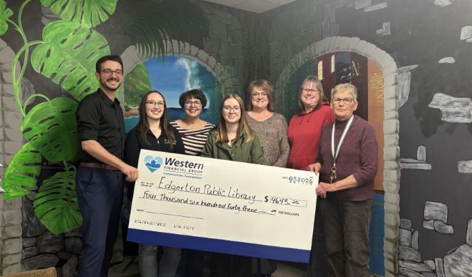 Wainwright Team Raises over $4600 for Edgerton Public Library! image
