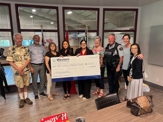 Western Donates to Langley BC Starfish Pack Program