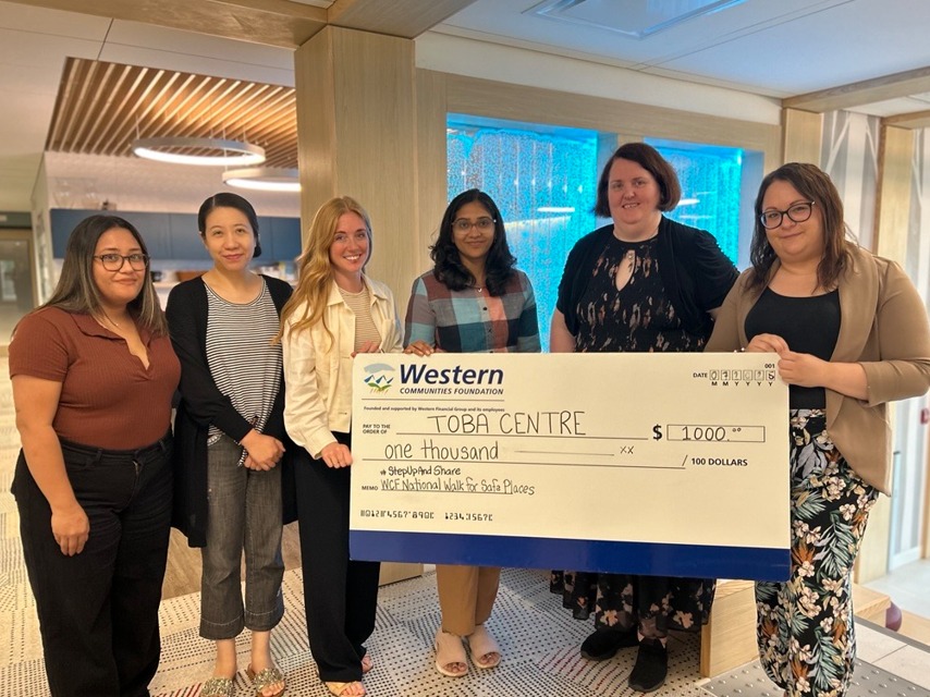 Western Donates to Winnipeg Toba Centre