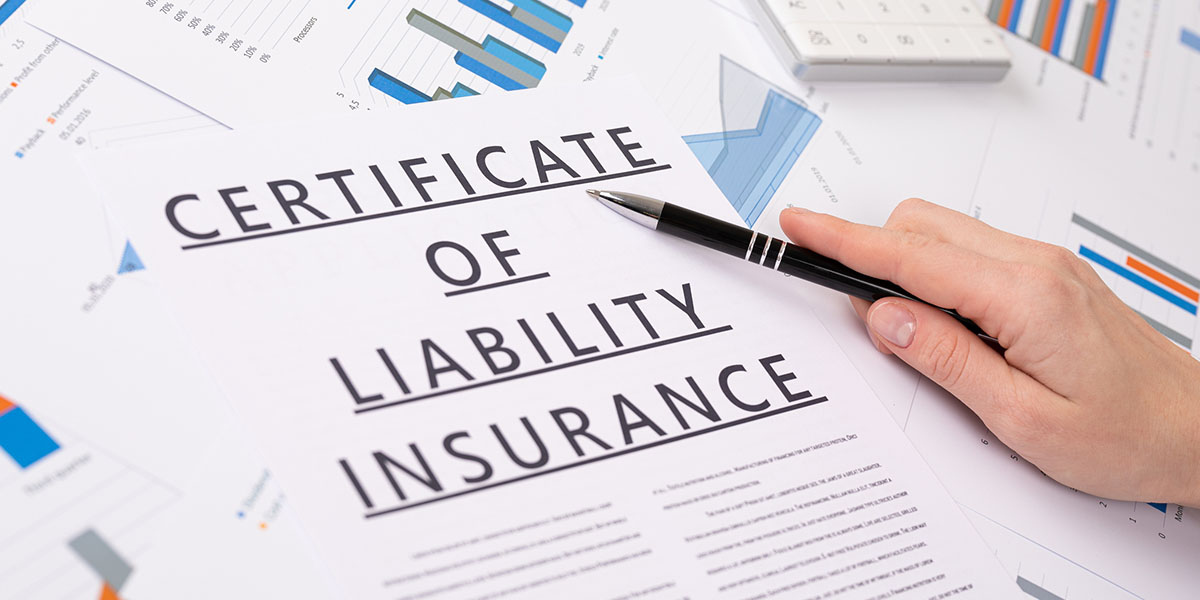 certificate of insurance COI business insurance