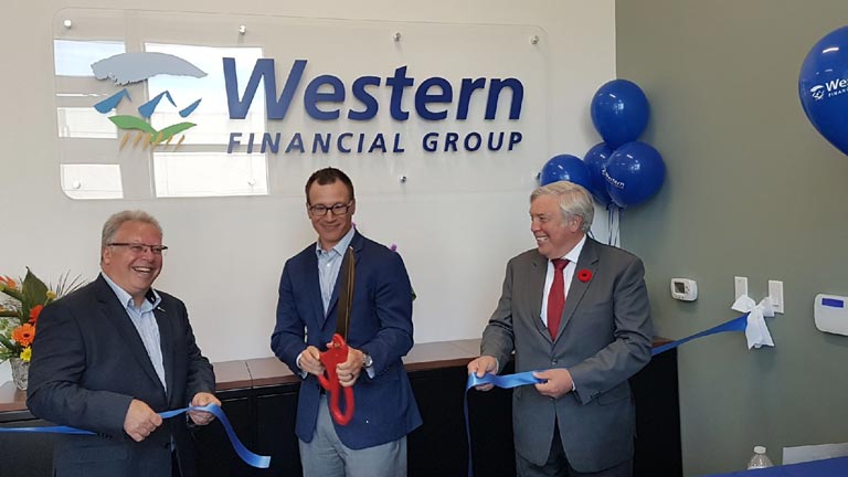 Western Financial Group's West Lethbridge brokerage was officially opened on June 6, 2019.